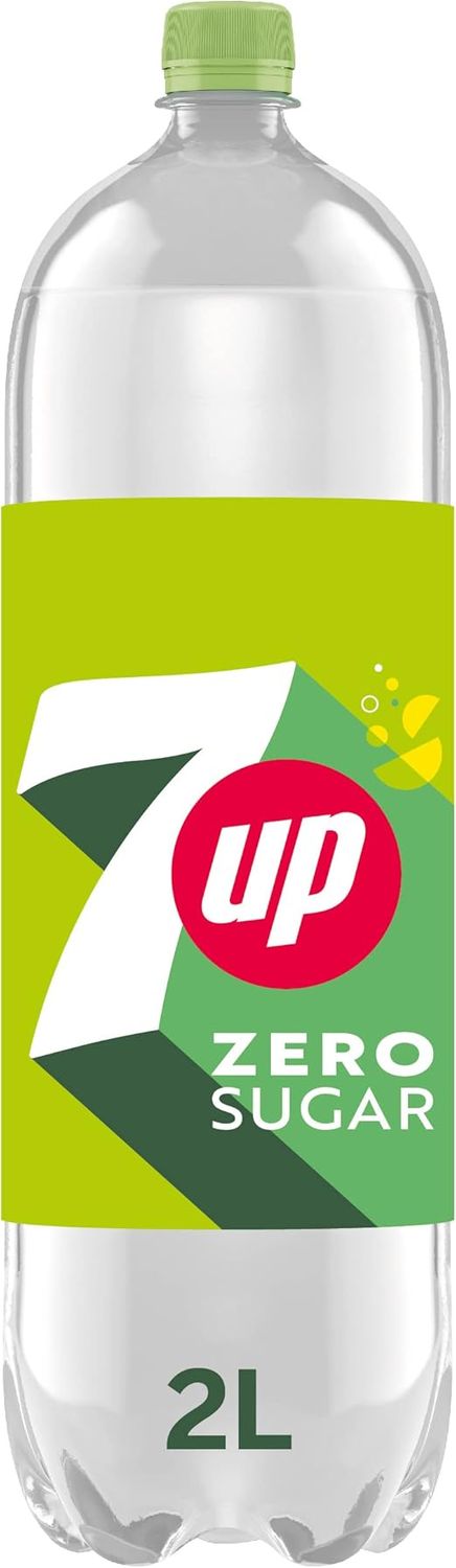 7UP Zero Lemon &amp; Lime Bottle 2L