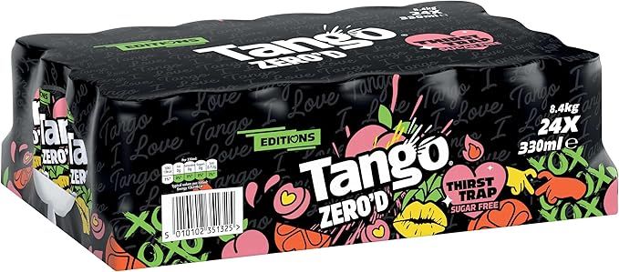 Tango Zero’d Thirst Trap Sugar Free - Peach, Pineapple &amp; Orange, 330ml (Pack of 24)