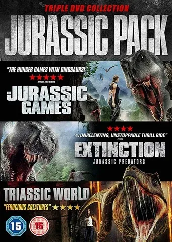Jurassic Triple DVD Pack (15) 3 Disc