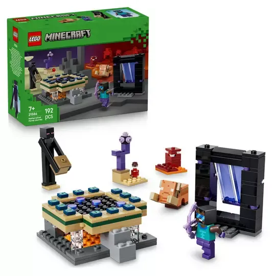 LEGO Minecraft Nether &amp; End Portal Journey Toy 21584