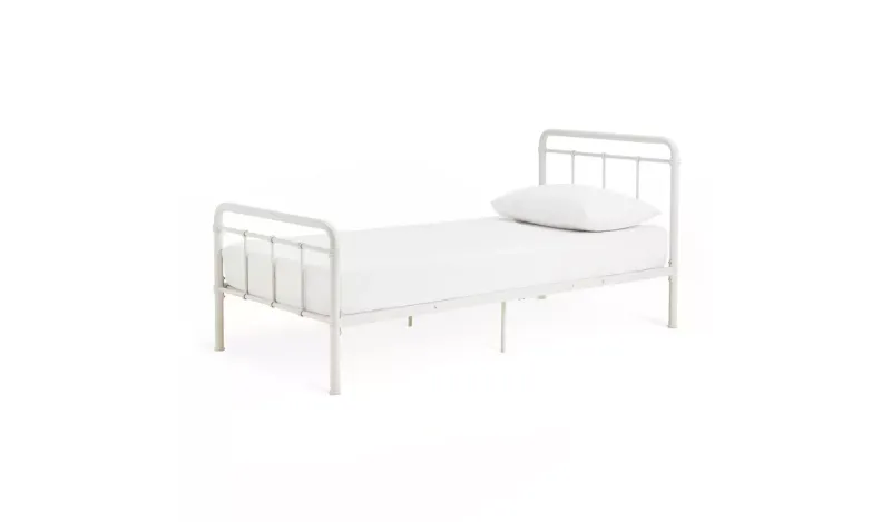 Habitat Kids Agnes Metal Single Bed Frame - White