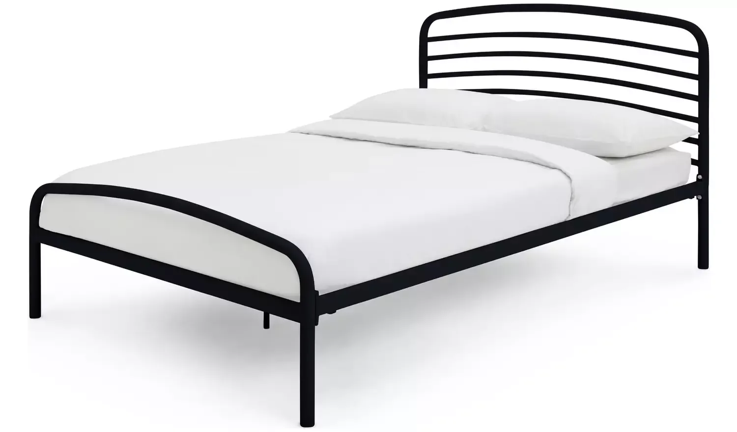 Argos Home Jubilee Kingsize Metal Bed Frame - Black