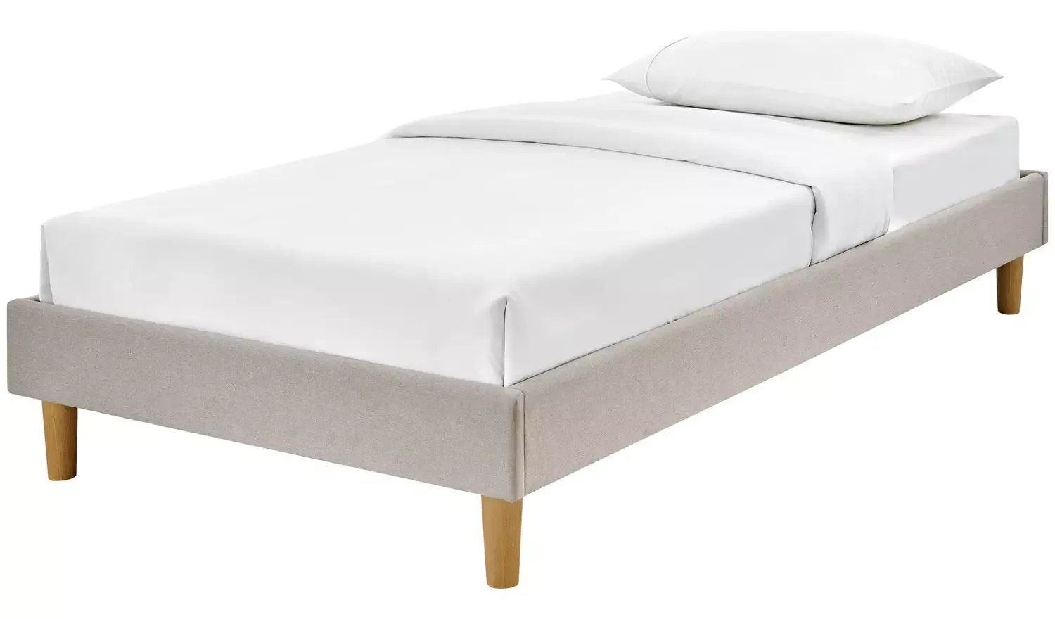 Argos Home Arthur Platform Single Bed Frame - Natural