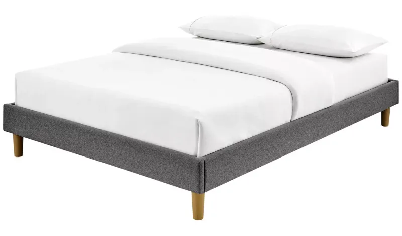 Argos Home Arthur Platform Small Double Bed Frame- Dark Grey