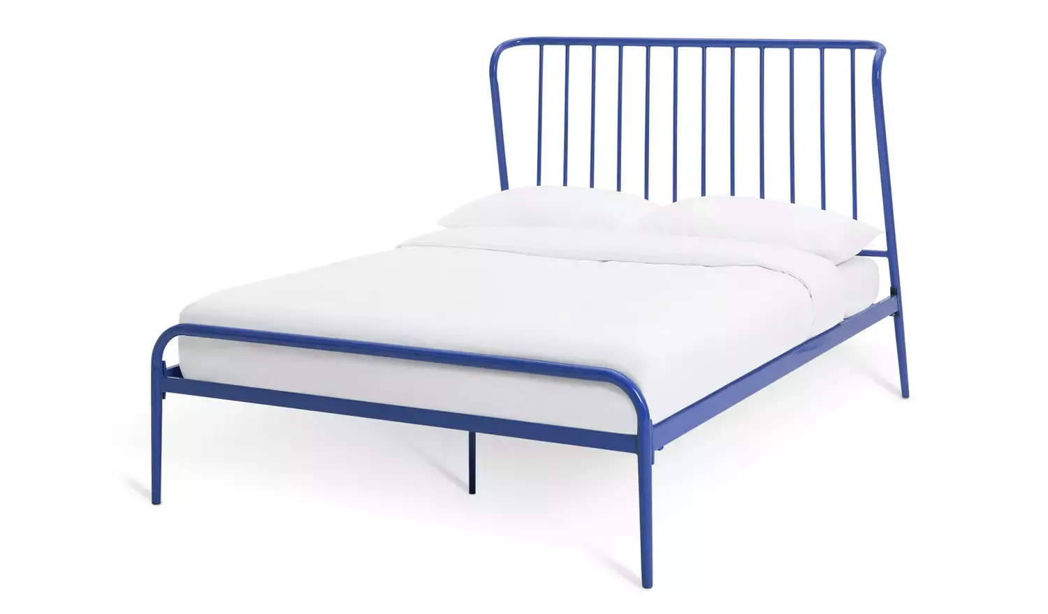 Habitat Kanso Double Metal Bed Frame - Blue