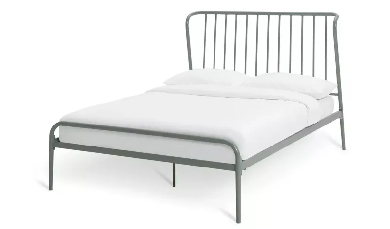 Habitat Kanso Small Double Metal Bed Frame - Sage Green