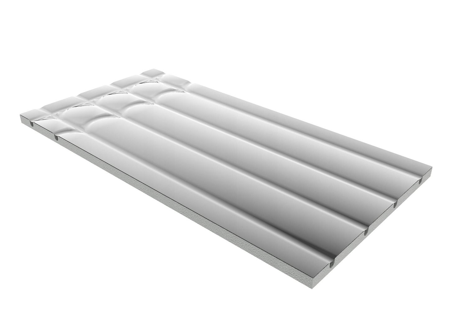 SDMC300 Alu Standard EPS-Platte – Gerades Element mit doppelter Umlenkzone 120x60x3cm