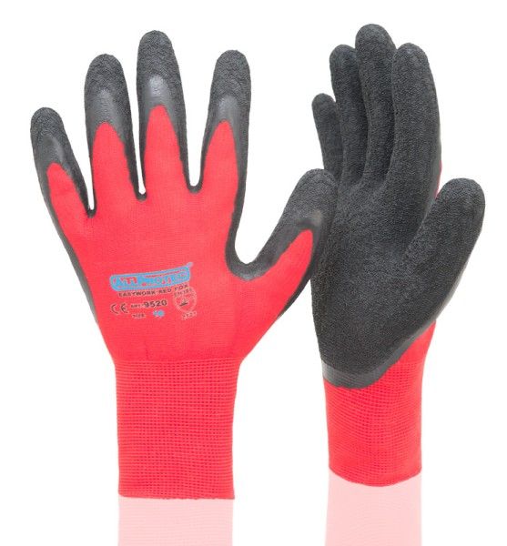 Allprotec Black Protec, Feinstrickhandschuh aus schwarzem Polyester