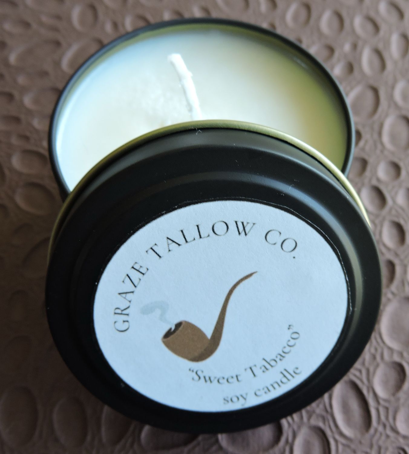 Sweet Tabacco Organic Soy Candle