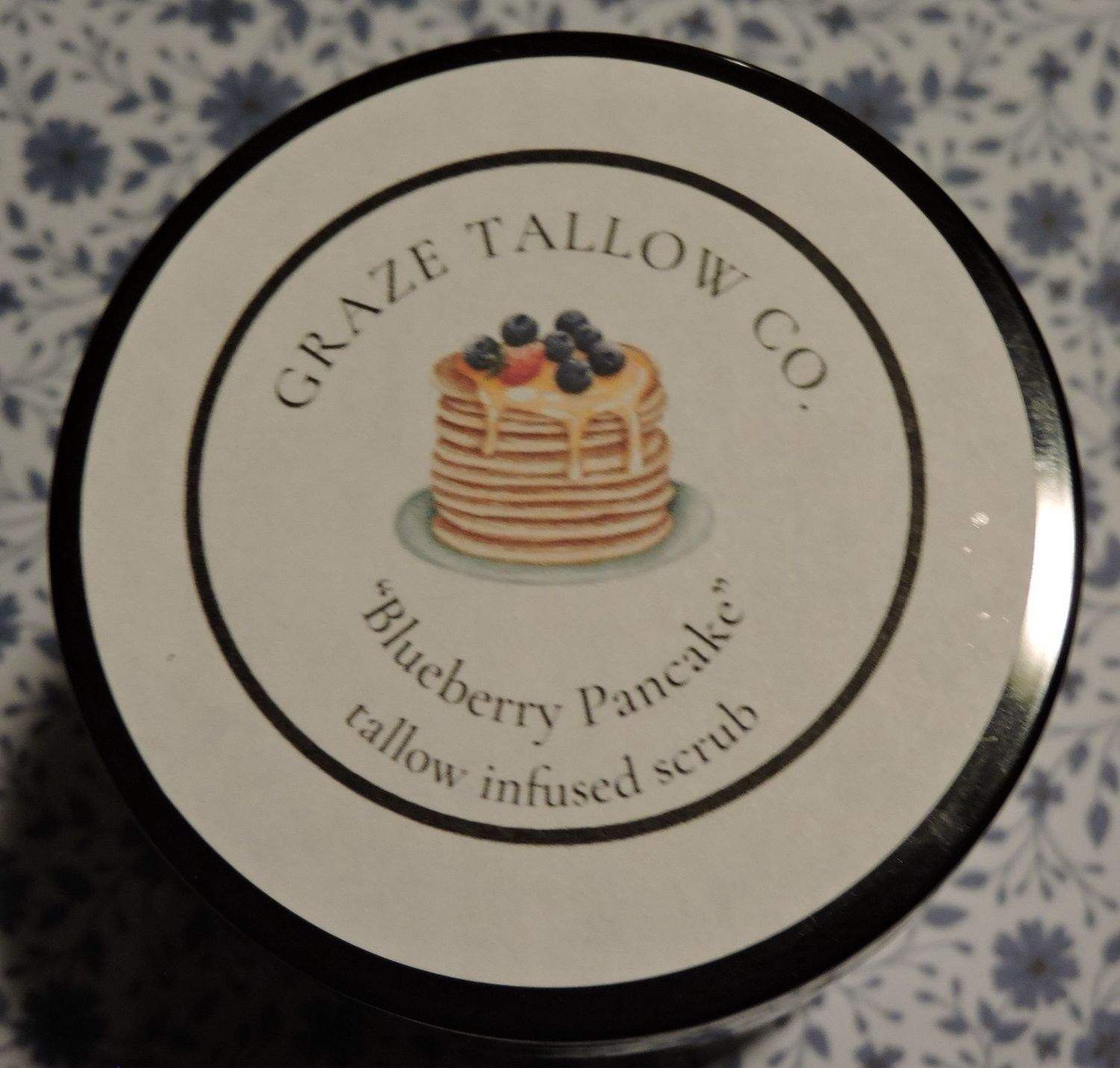 Blueberry Pancake Whipped Tallow Sugar Scrub