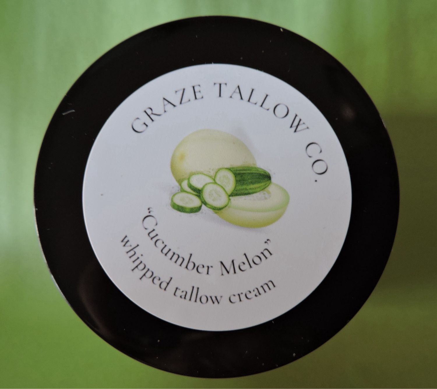 Cucumber Melon Whipped Tallow Cream