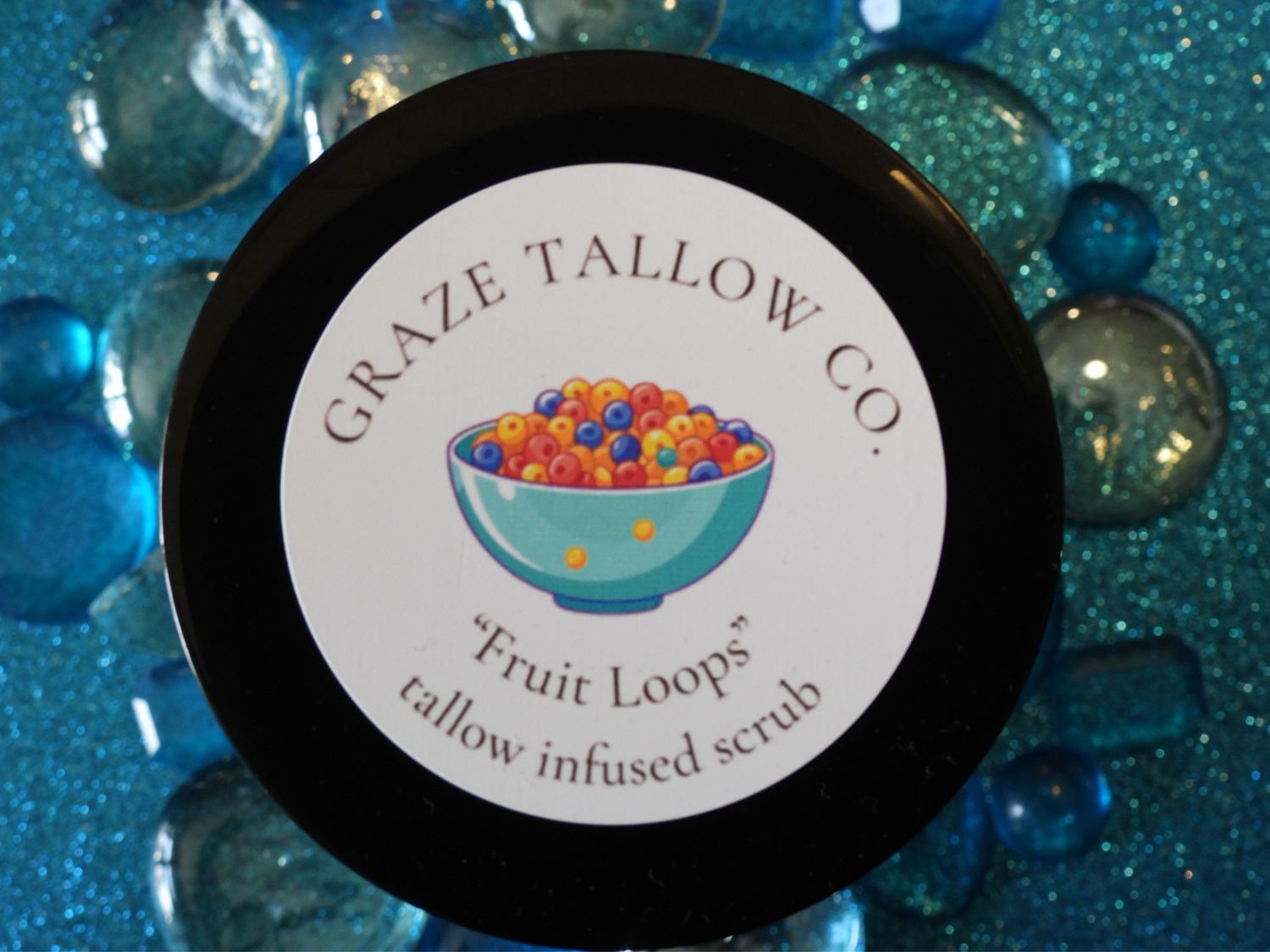 Fruit Loops Whipped Tallow Sugar Scrub 