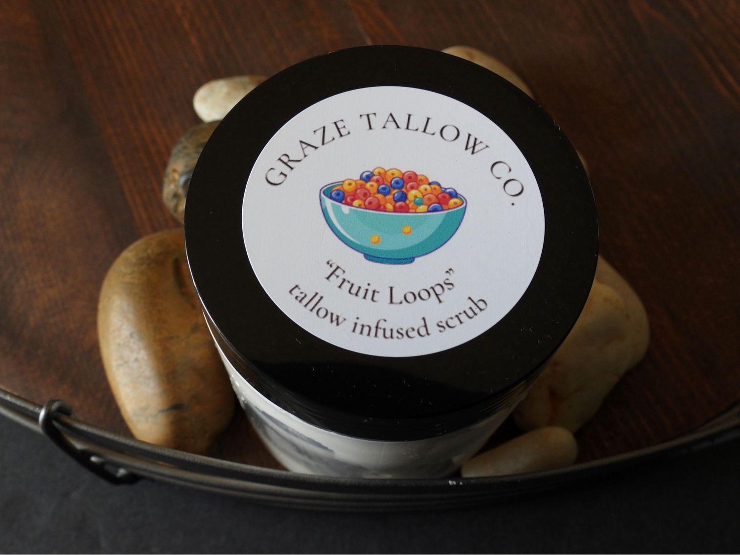 Fruit Loops Whipped Tallow Sugar Scrub 