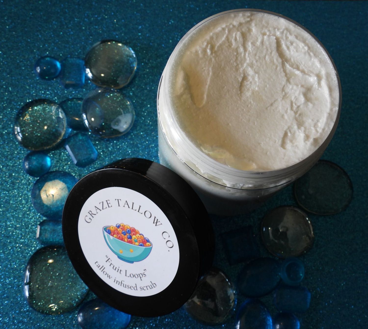 Fruit Loops Whipped Tallow Sugar Scrub 