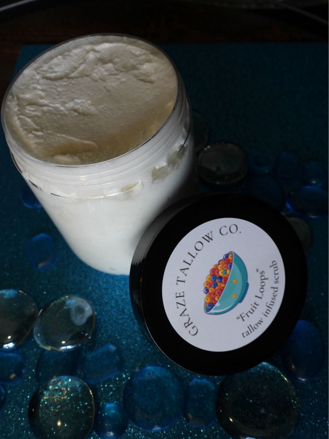 Fruit Loops Whipped Tallow Sugar Scrub 