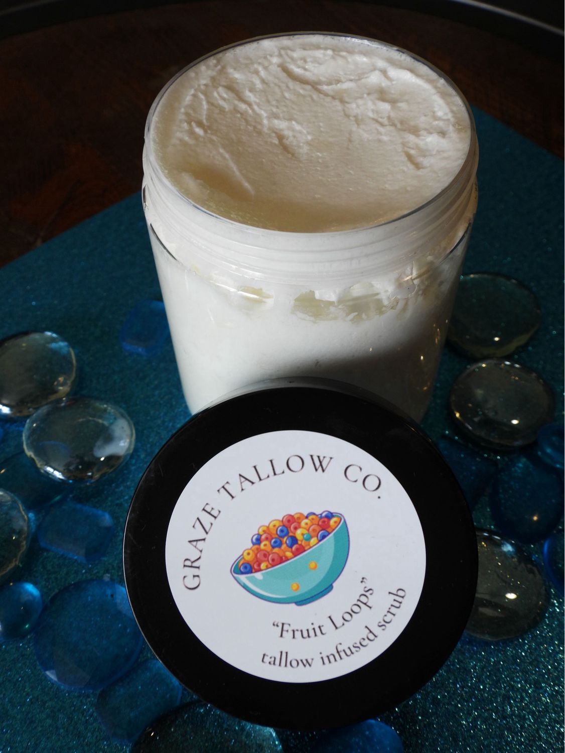 Fruit Loops Whipped Tallow Sugar Scrub 