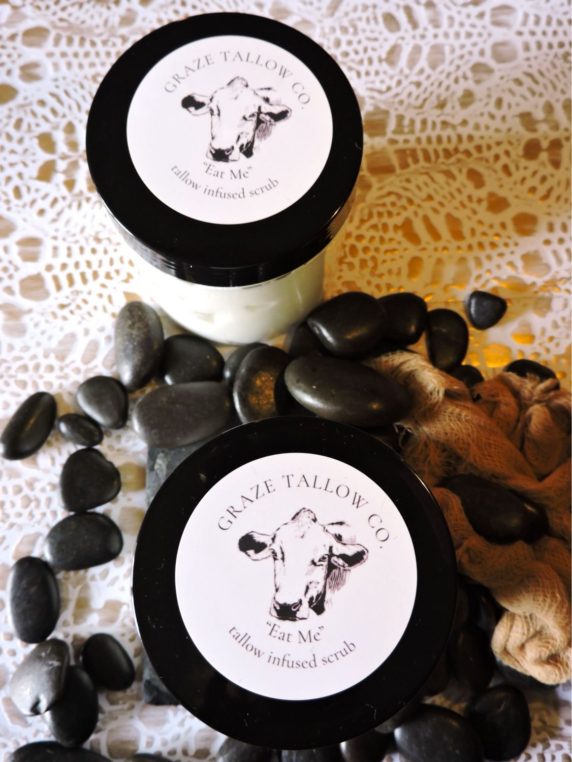 Eat Me (unscented) Whipped Tallow Sugar Scrub