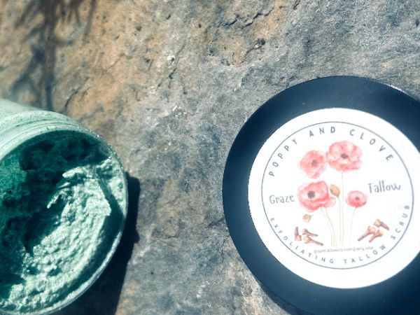 Poppy and Clove Exfoliating Tallow Scrub