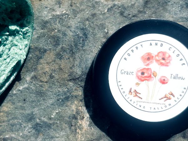 Poppy and Clove Exfoliating Tallow Scrub