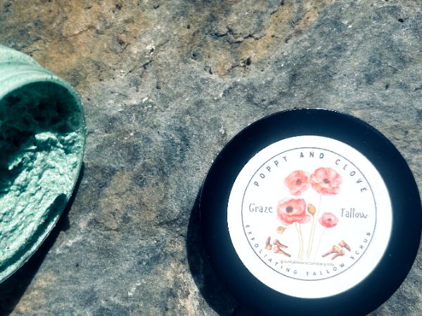 Poppy and Clove Exfoliating Tallow Scrub