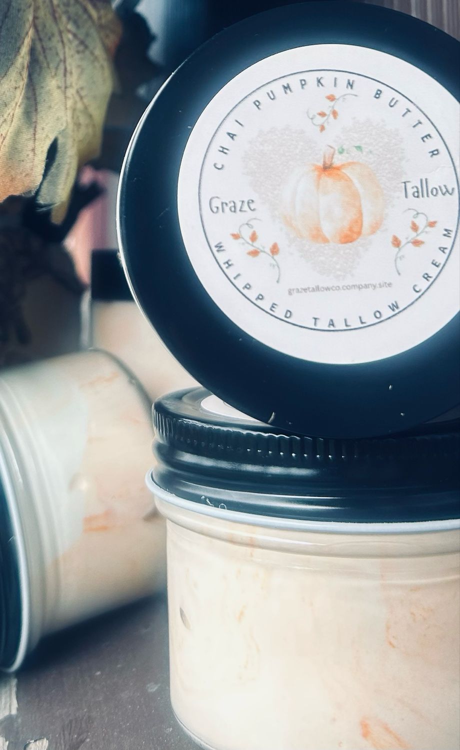 Chai Pumpkin Butter Whipped Tallow Cream