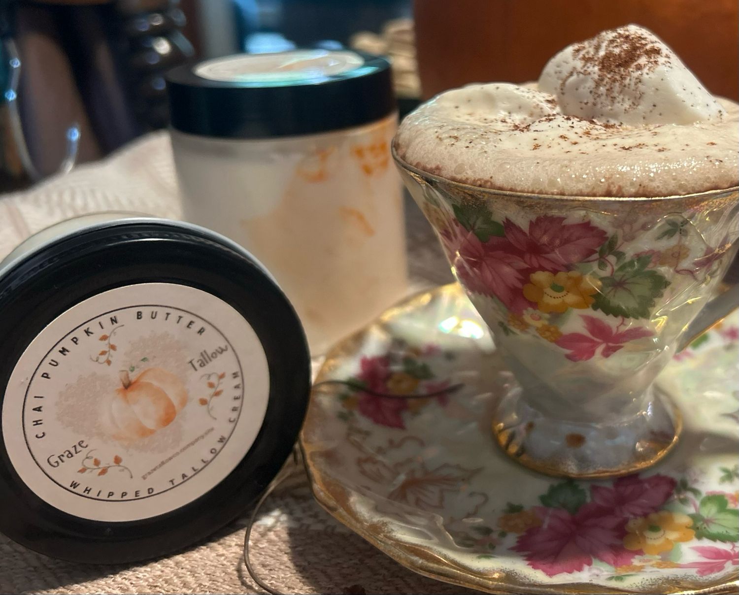 Chai Pumpkin Butter Whipped Tallow Cream