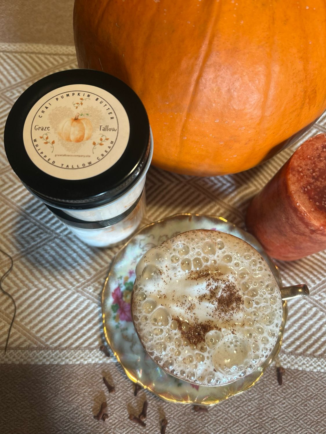 Chai Pumpkin Butter Whipped Tallow Cream