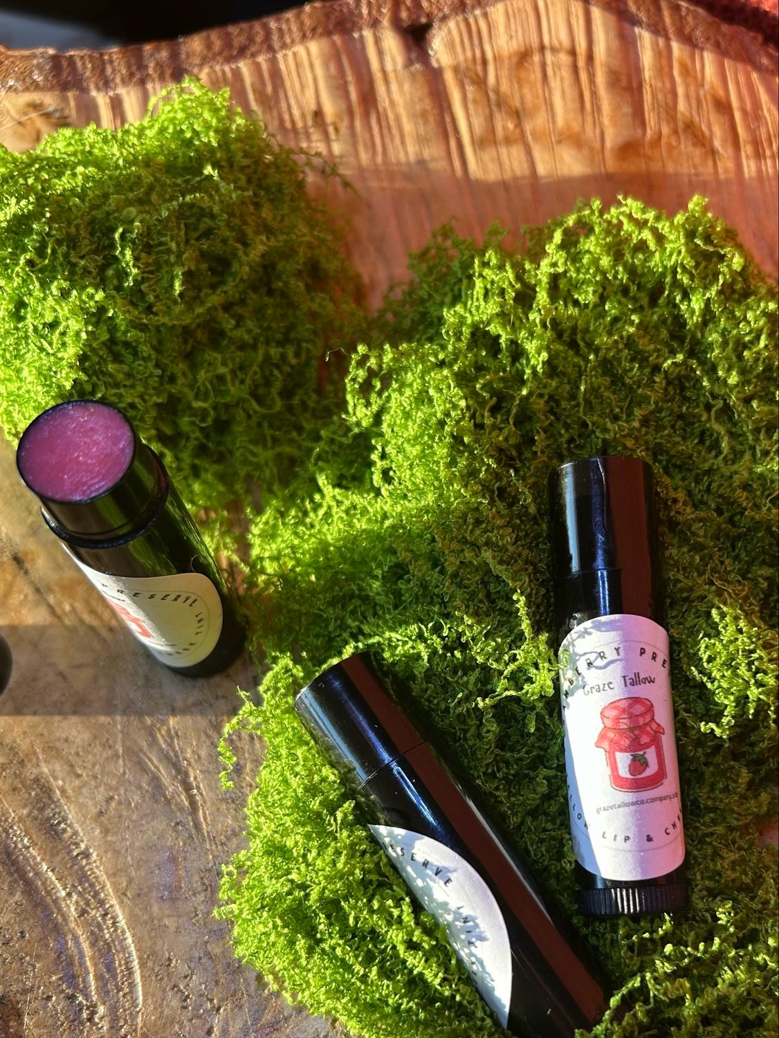 Strawberry Preserves Tallow Lip Balm