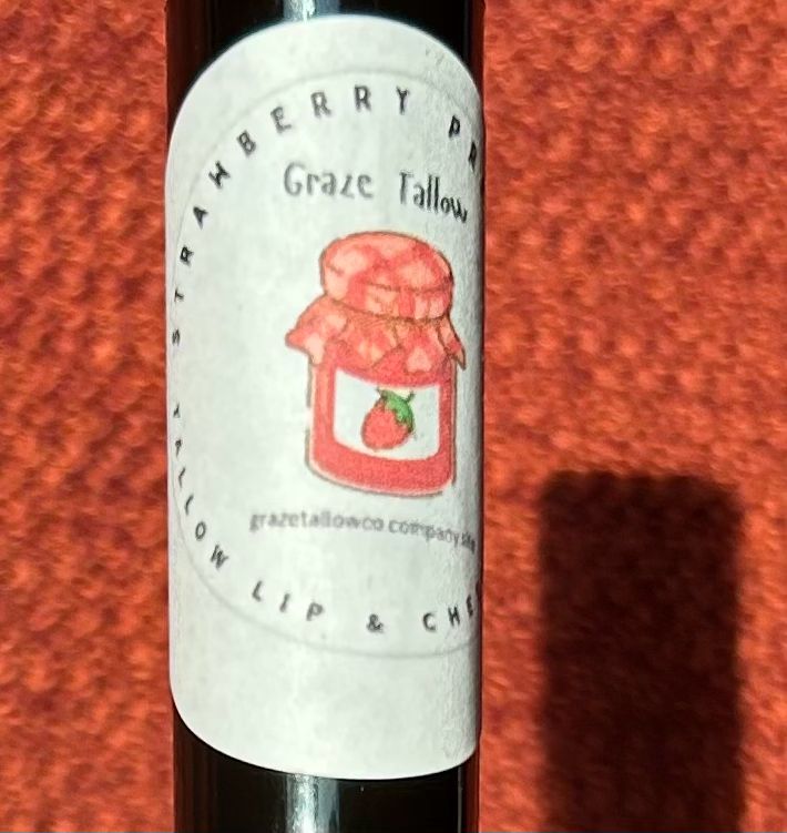 Strawberry Preserves Tallow Lip Balm