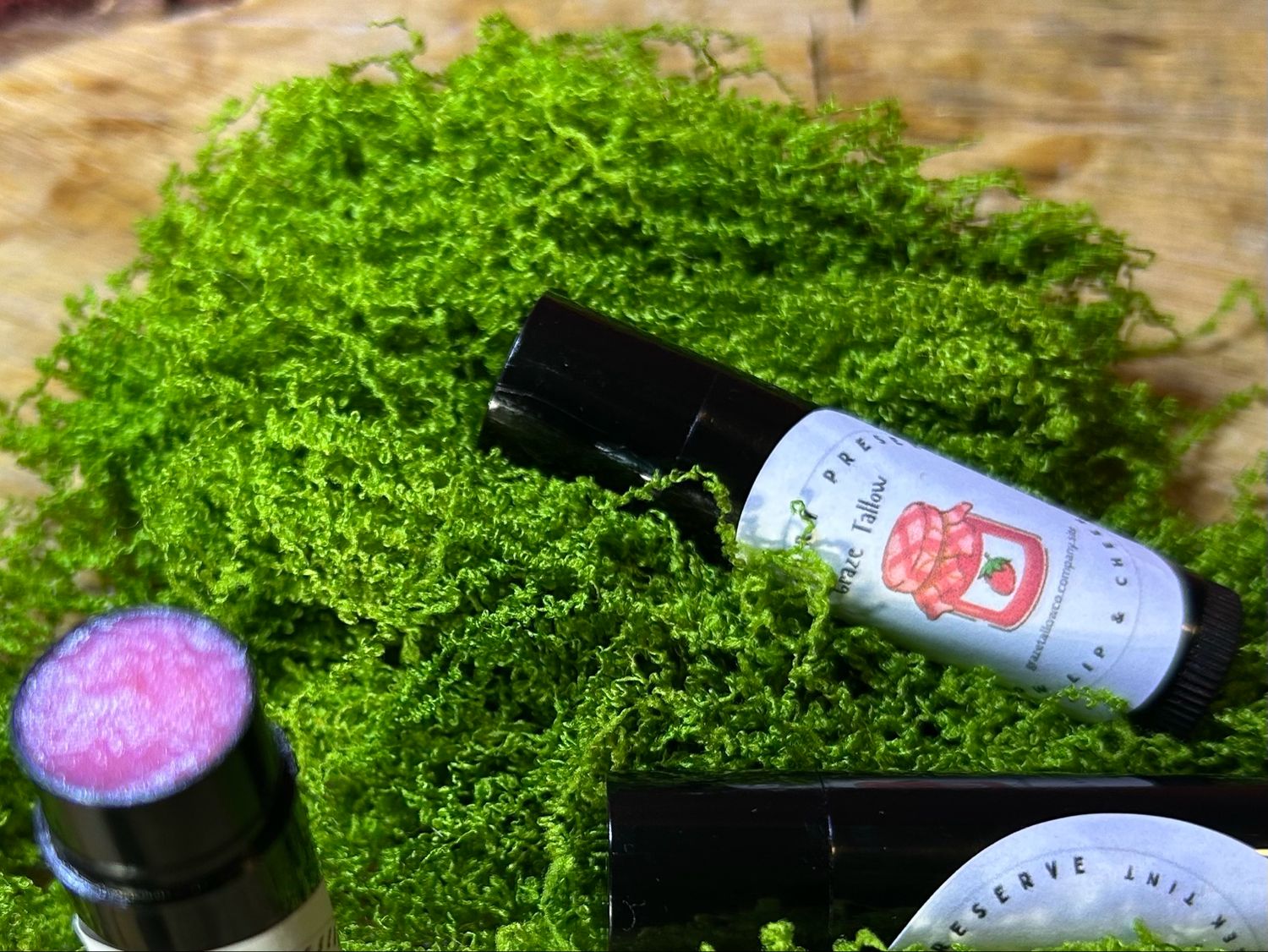 Strawberry Preserves Tallow Lip Balm