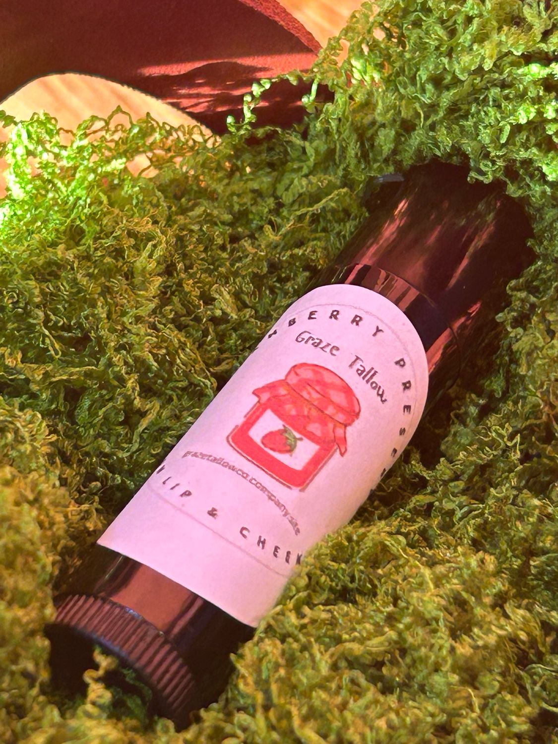 Strawberry Preserves Tallow Lip Balm