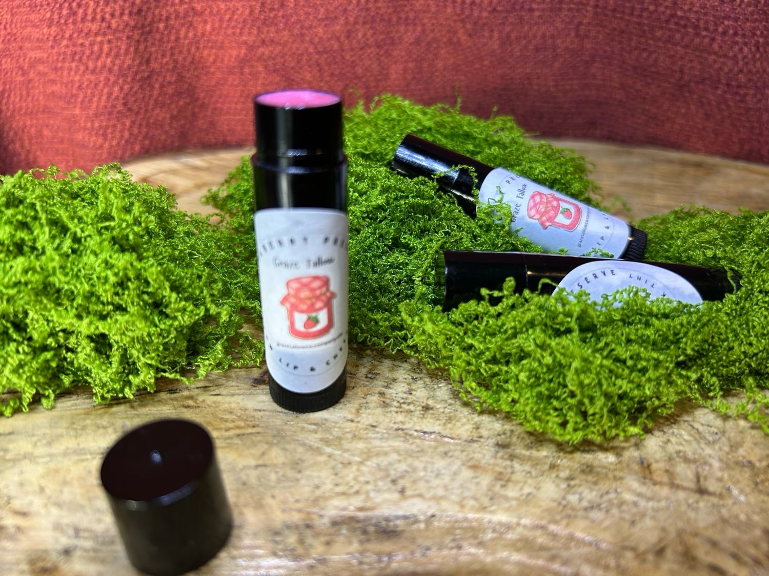 Strawberry Preserves Tallow Lip Balm