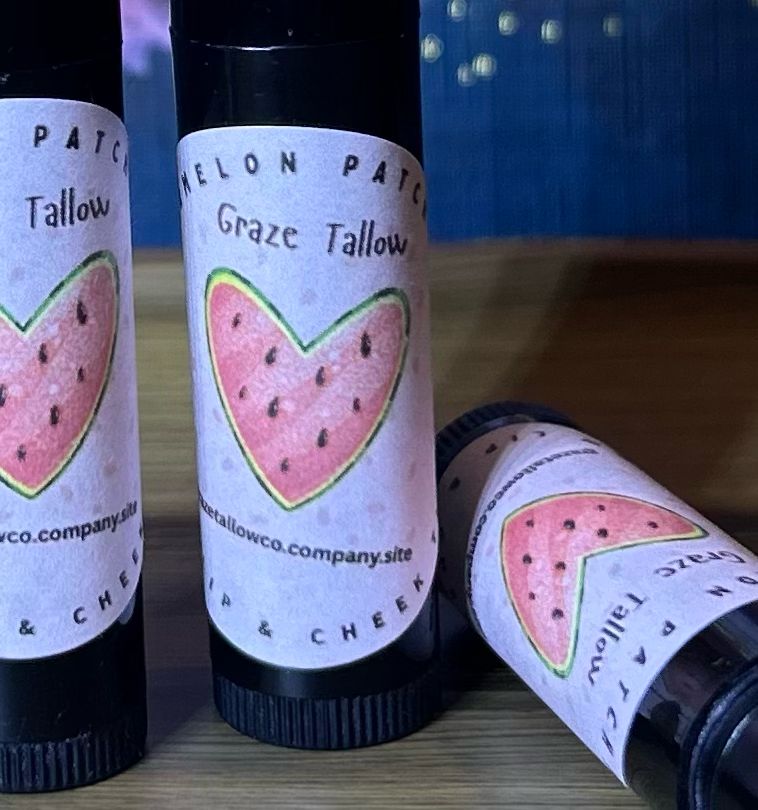 Watermelon Patch Tallow Lip Balm