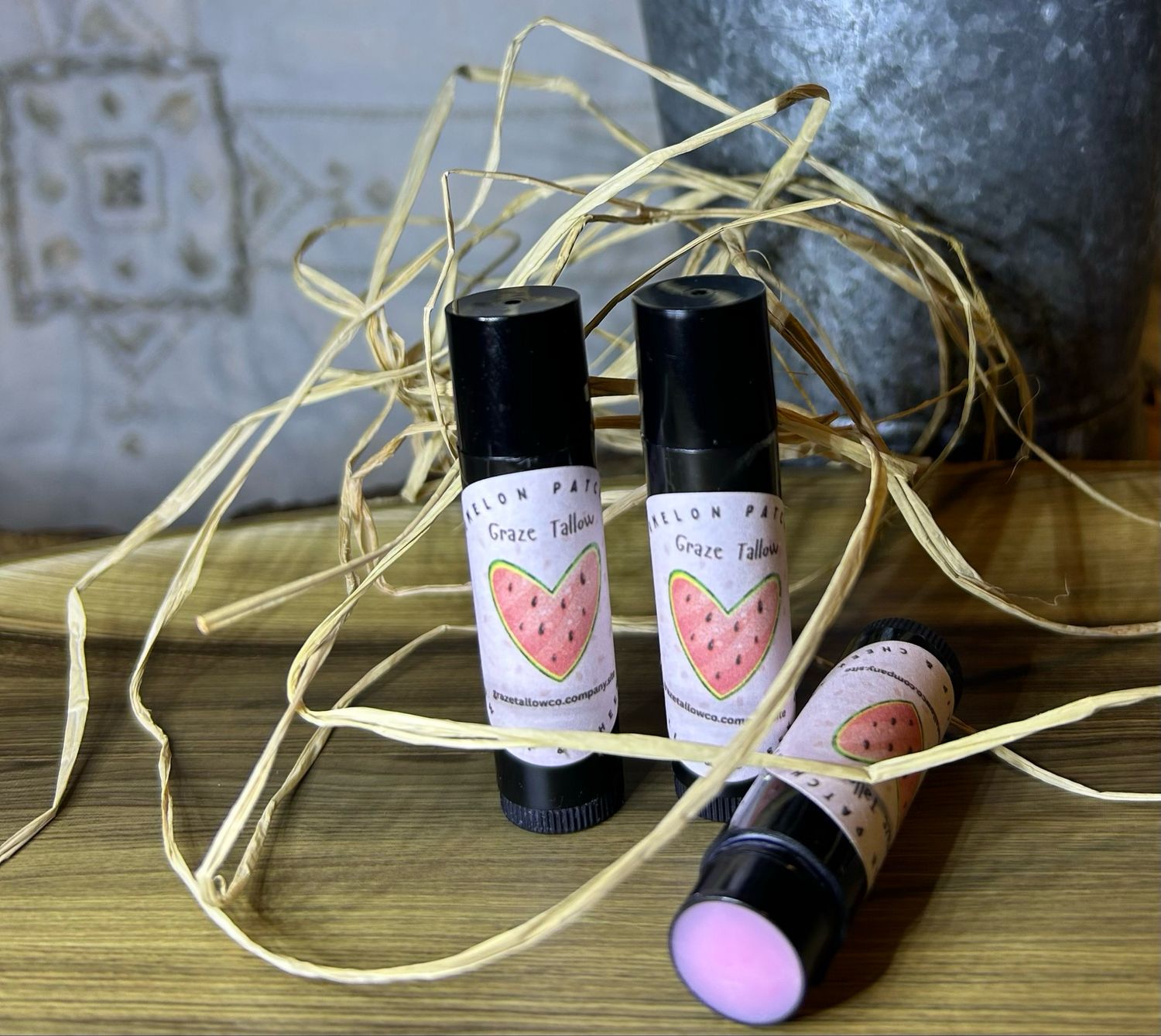Watermelon Patch Tallow Lip Balm