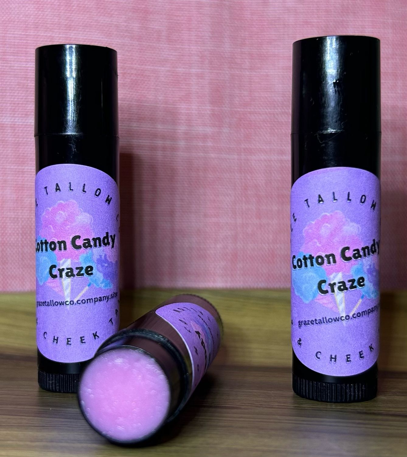 Cotton Candy Craze Tallow Lip Balm