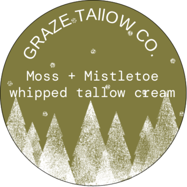 Moss + Mistletoe Whipped Tallow Cream