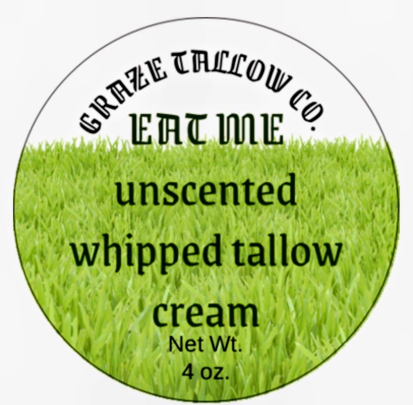 Eat Me  (unscented) Whipped Tallow Cream