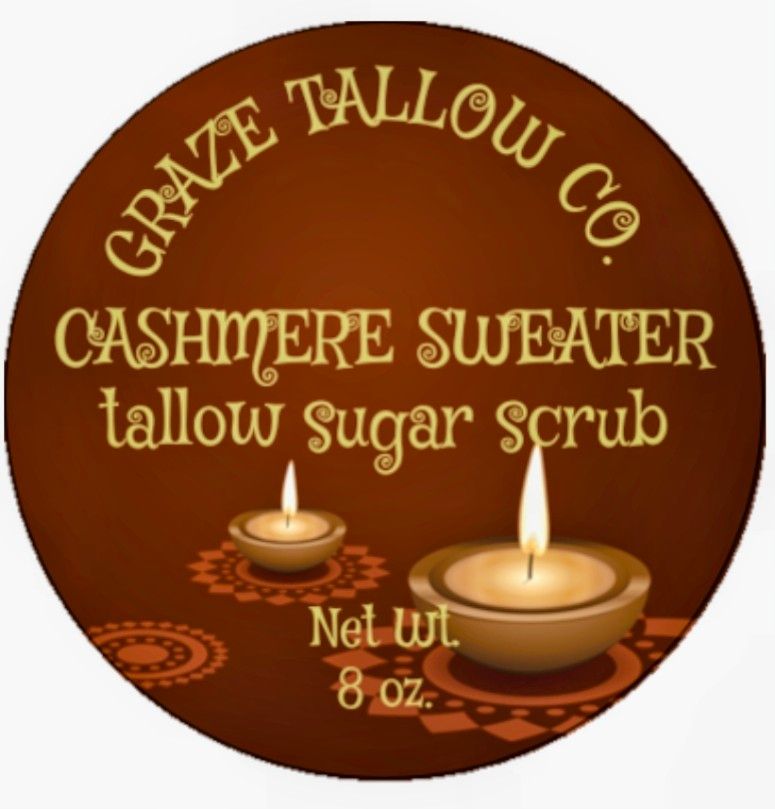 Cashmere Sweater Whipped Tallow Sugar Scrub 