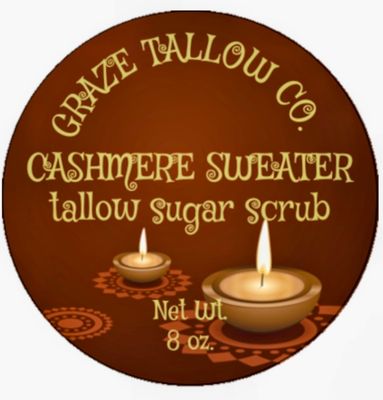 Cashmere Sweater Whipped Tallow Sugar Scrub 