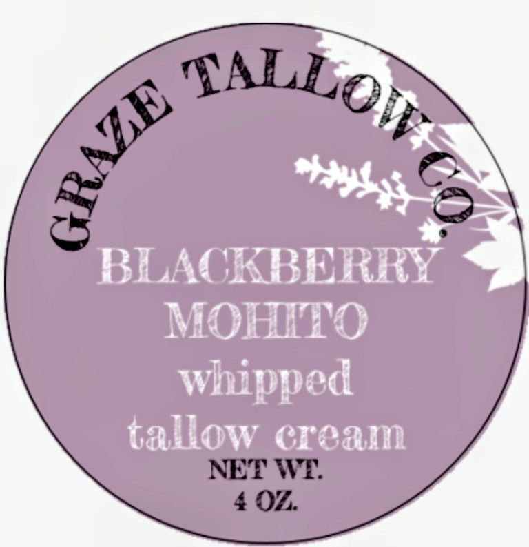 Blackberry Mojito Whipped Tallow Cream
