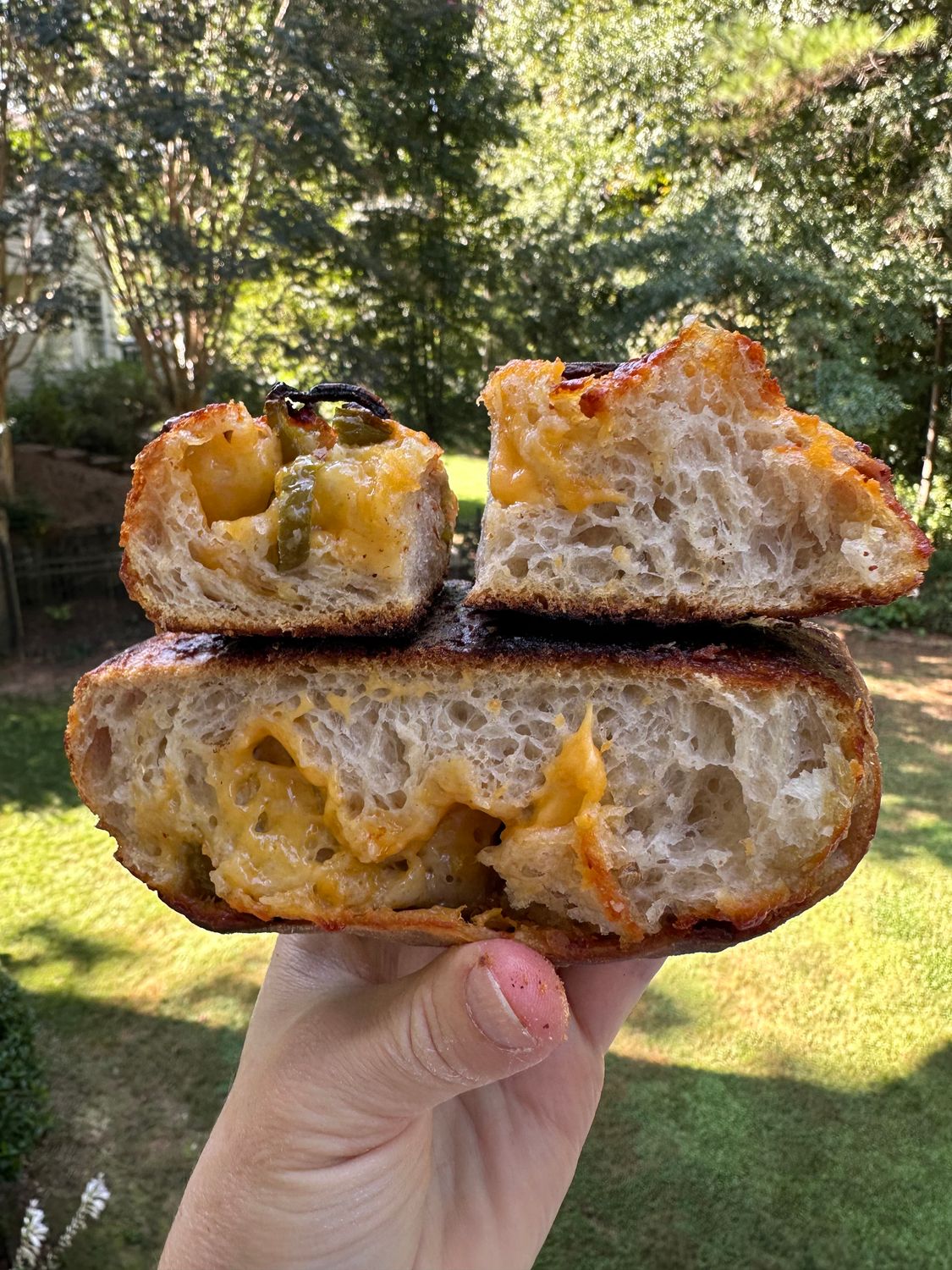 Cheddar Jalapeño Sourdough bread