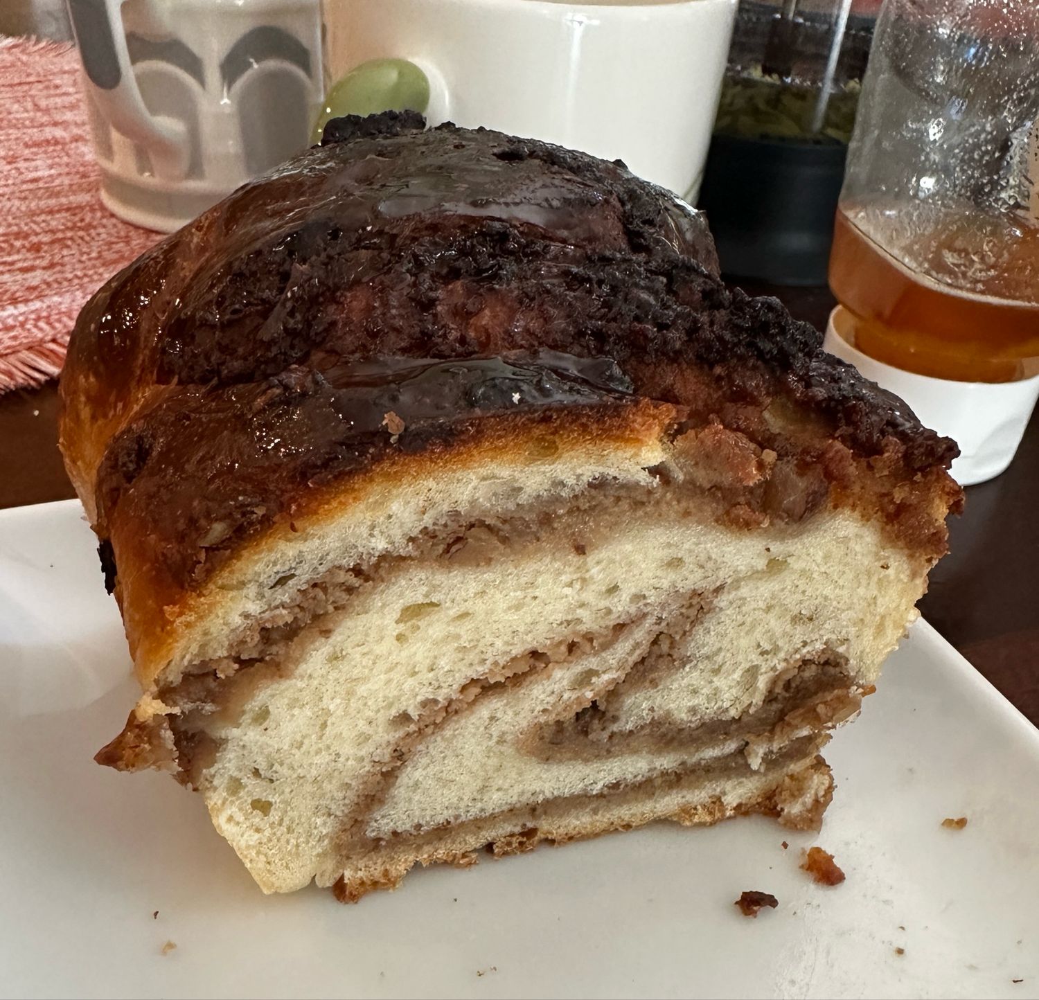 Walnut Sourdough Brioche Mini Roll