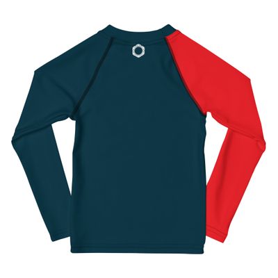 Blue &amp; Red Snake | Youth Rash Guard