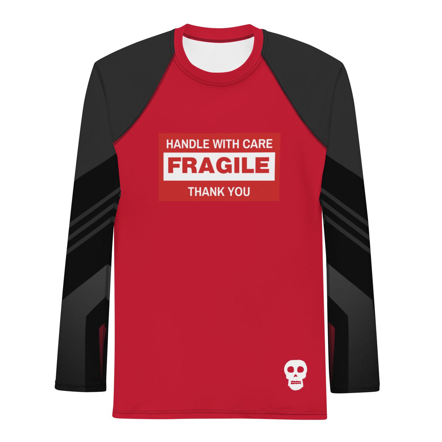 Fragile Handle with Care Rash Guard | Red