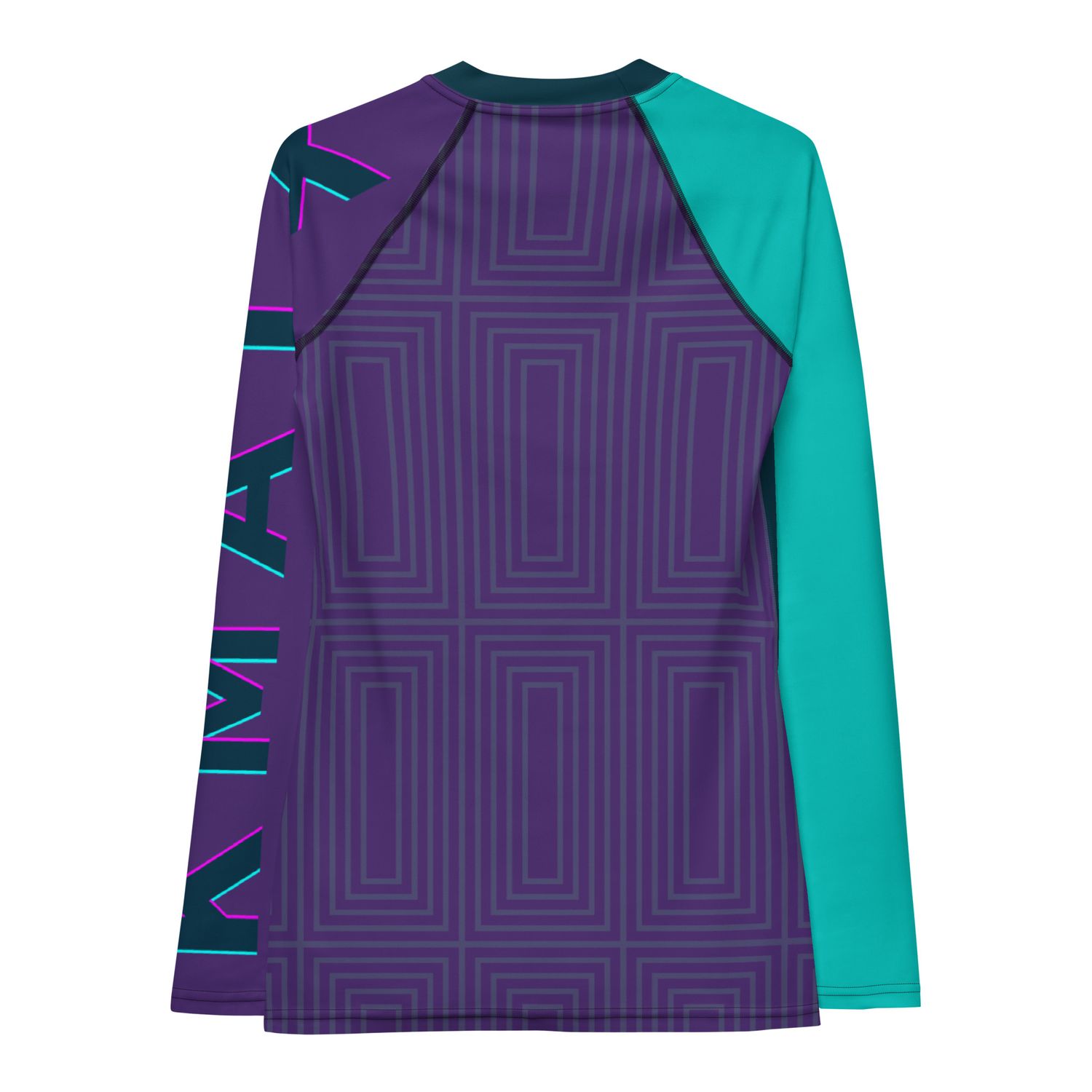 KMATX Purple &amp; Teal | Women's Rash Guard