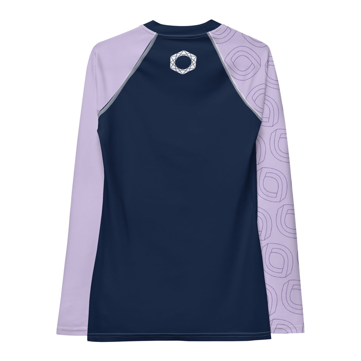 Twisted Circle in Purple | Women's Rash Guard