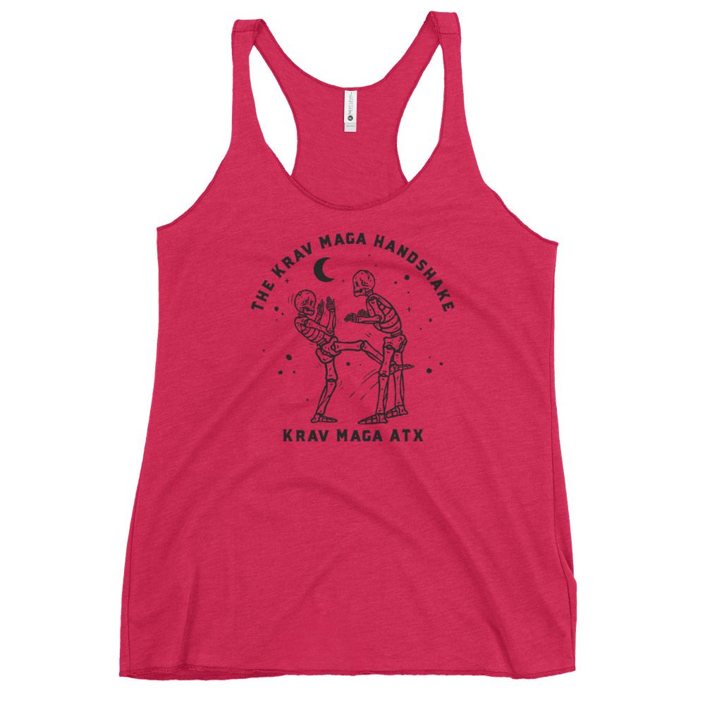 Krav Maga Handshake | Women&#39;s Racerback Tank