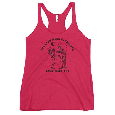 Krav Maga Handshake | Women&#39;s Racerback Tank