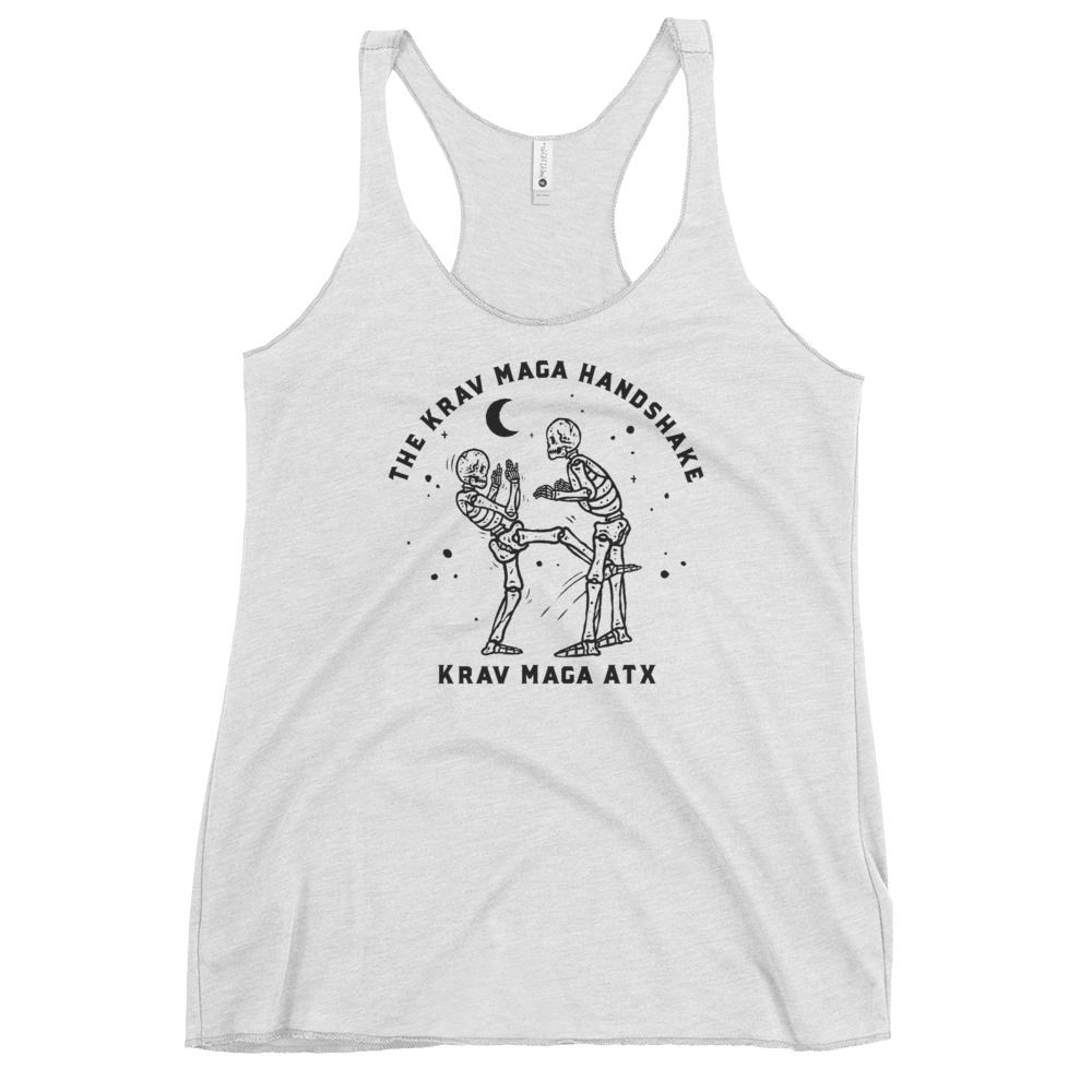 Krav Maga Handshake | Women's Racerback Tank