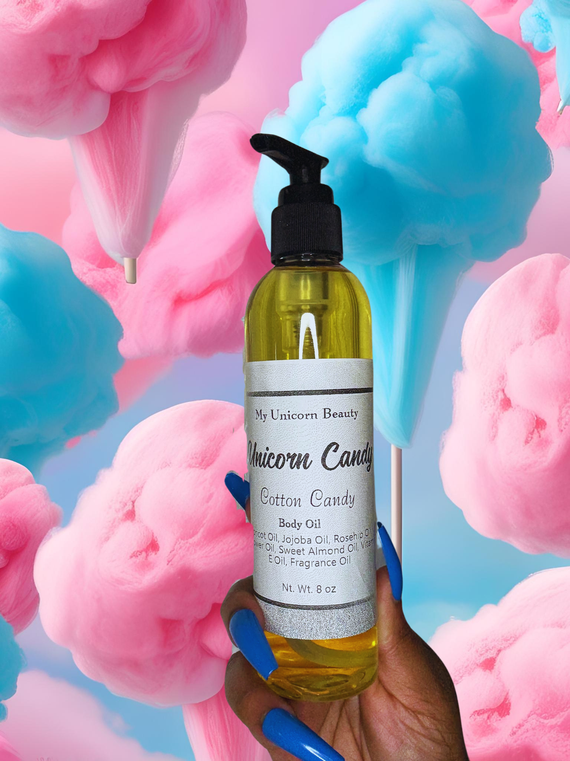 Unicorn Candy Body Oil No Shimmer